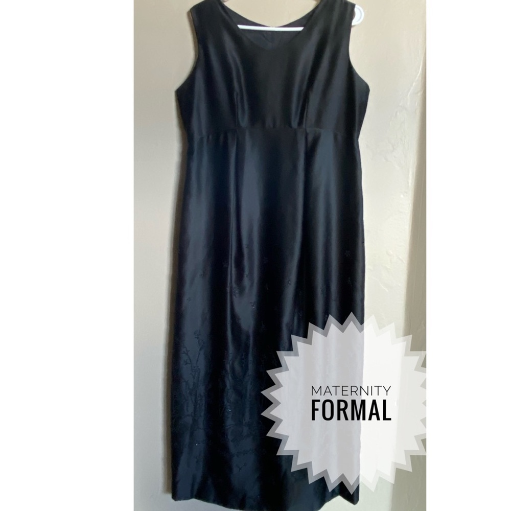 Black Olian maternity formal dress